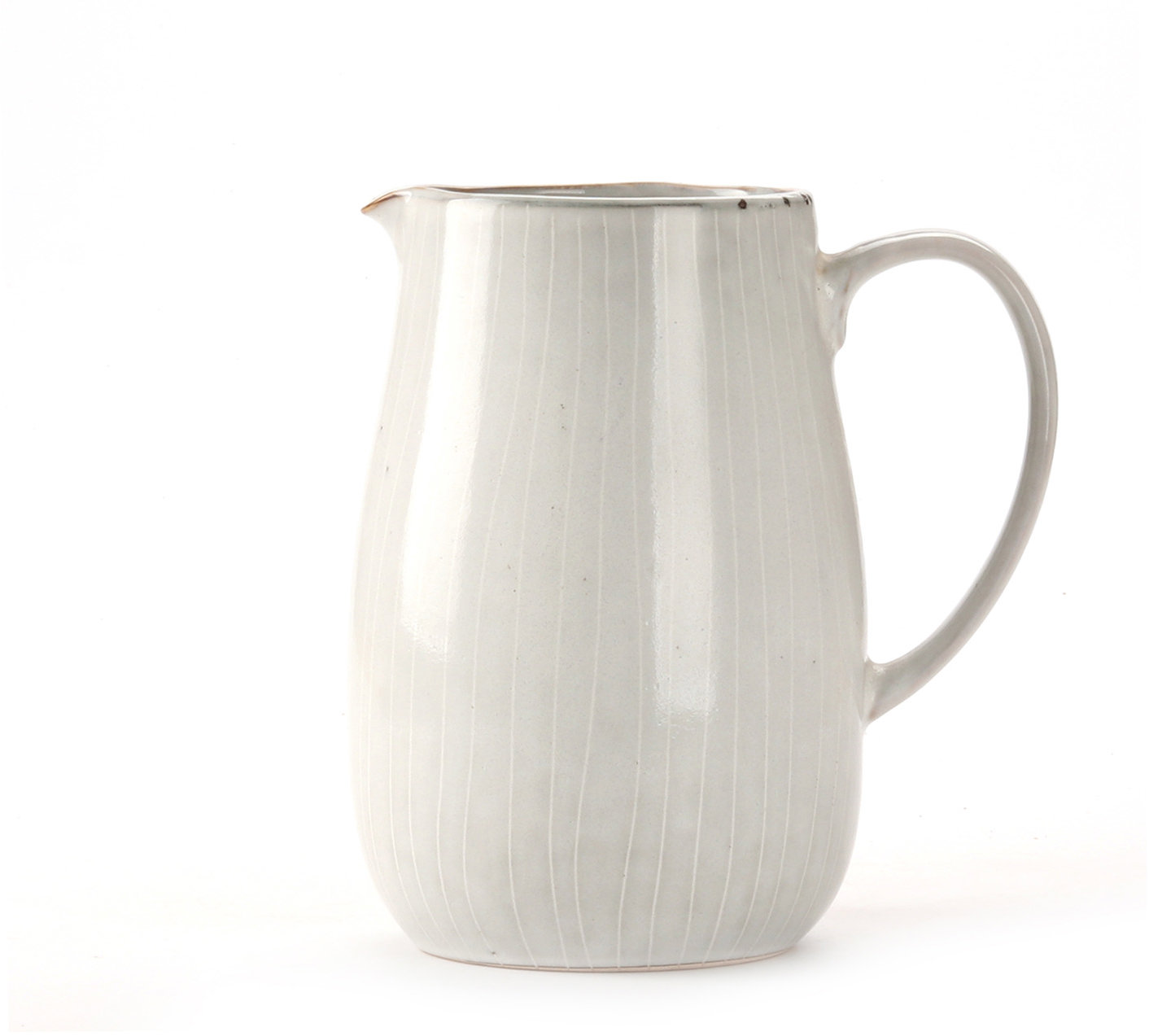 Clay Keramický džbán Calma 1500 ml, krémově šedá