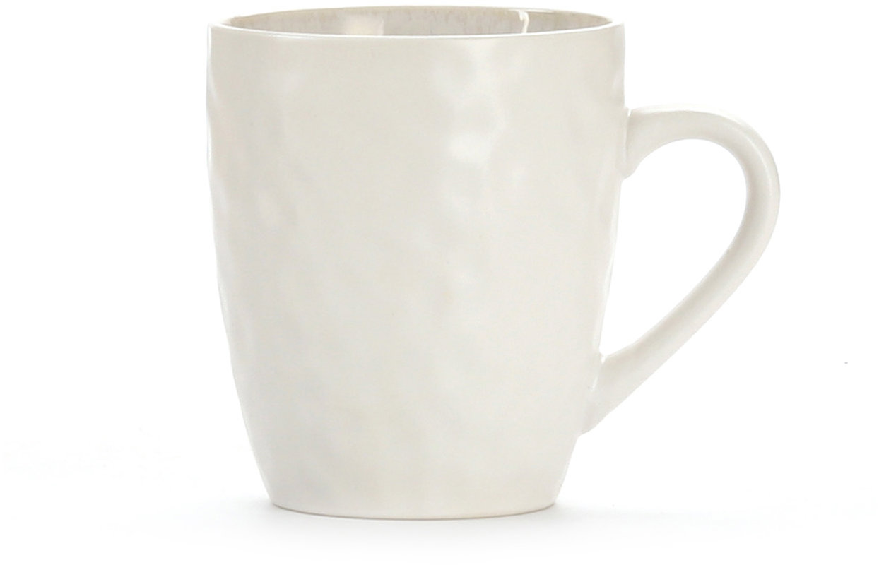 Clay Keramický hrnek Lumi 400 ml, světle krémová glazura
