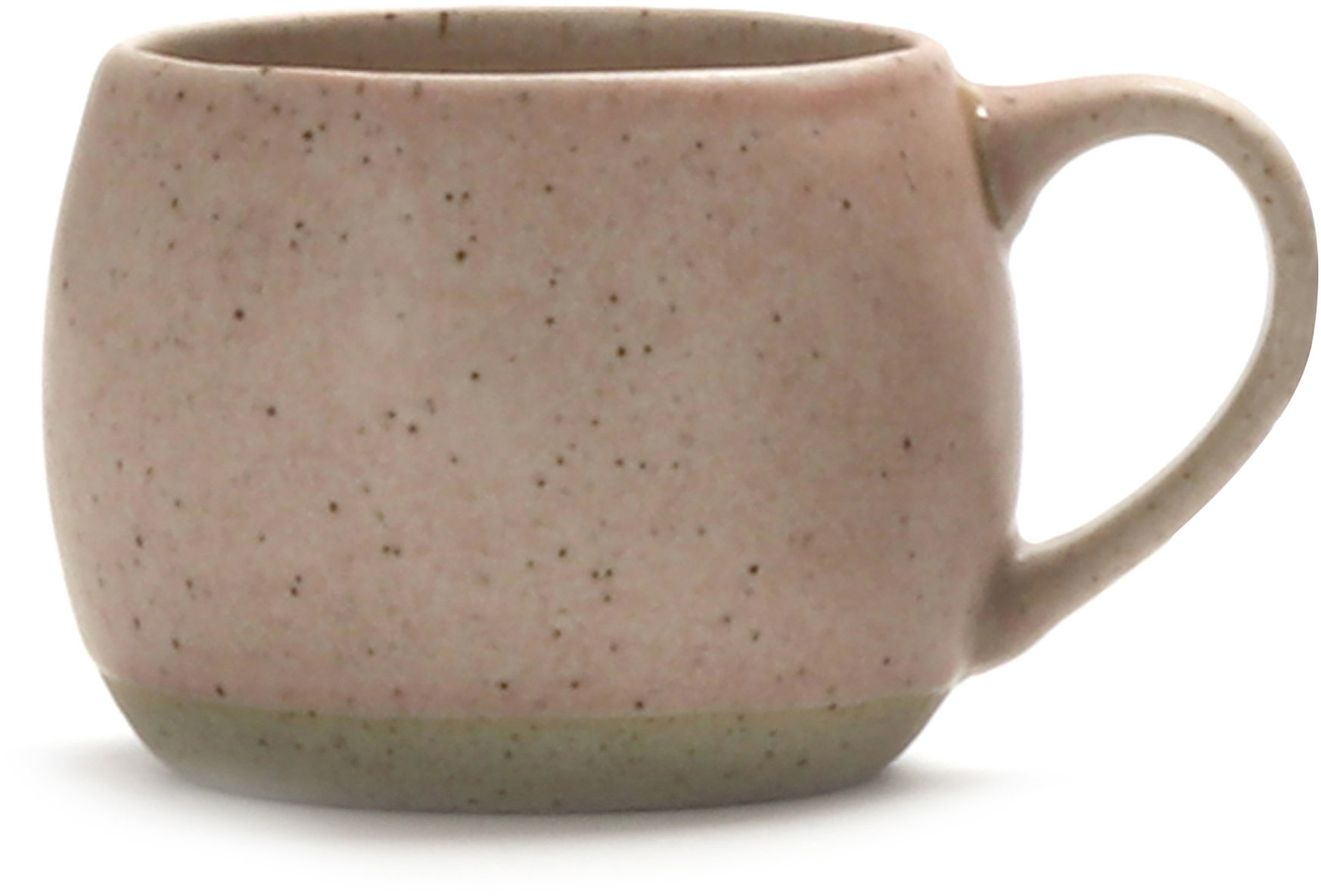 Clay Keramický hrnek Nubo bucláček 220 ml, matný, starorůžový odstín