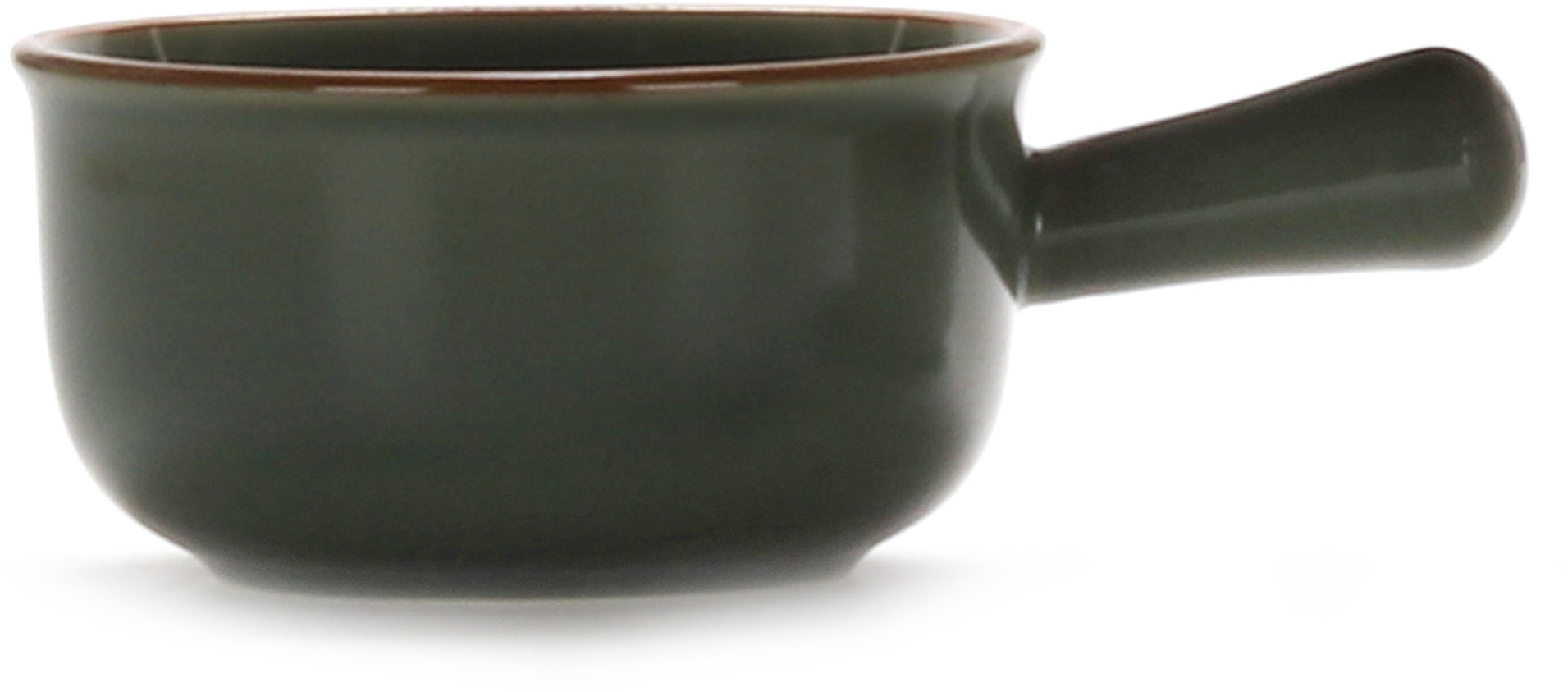 Clay Keramická miska Cotta s rukojetí 18 × 6,5 cm, modrošedá