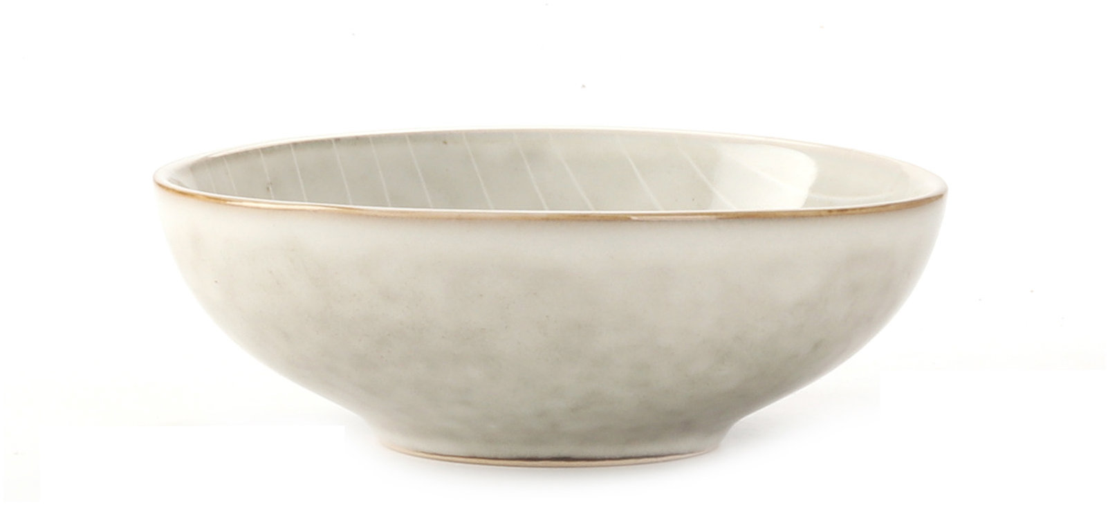 Clay Keramická miska Calma průměr 16,5 × 6 cm, krémově šedá