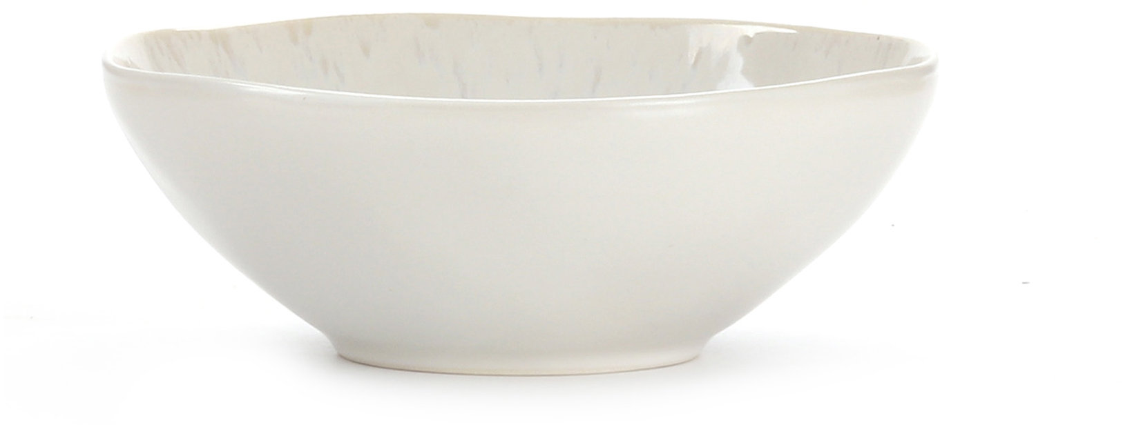 Clay Keramická miska Lumi průměr 21 cm, výška 7,5 cm, světle krémová glazura