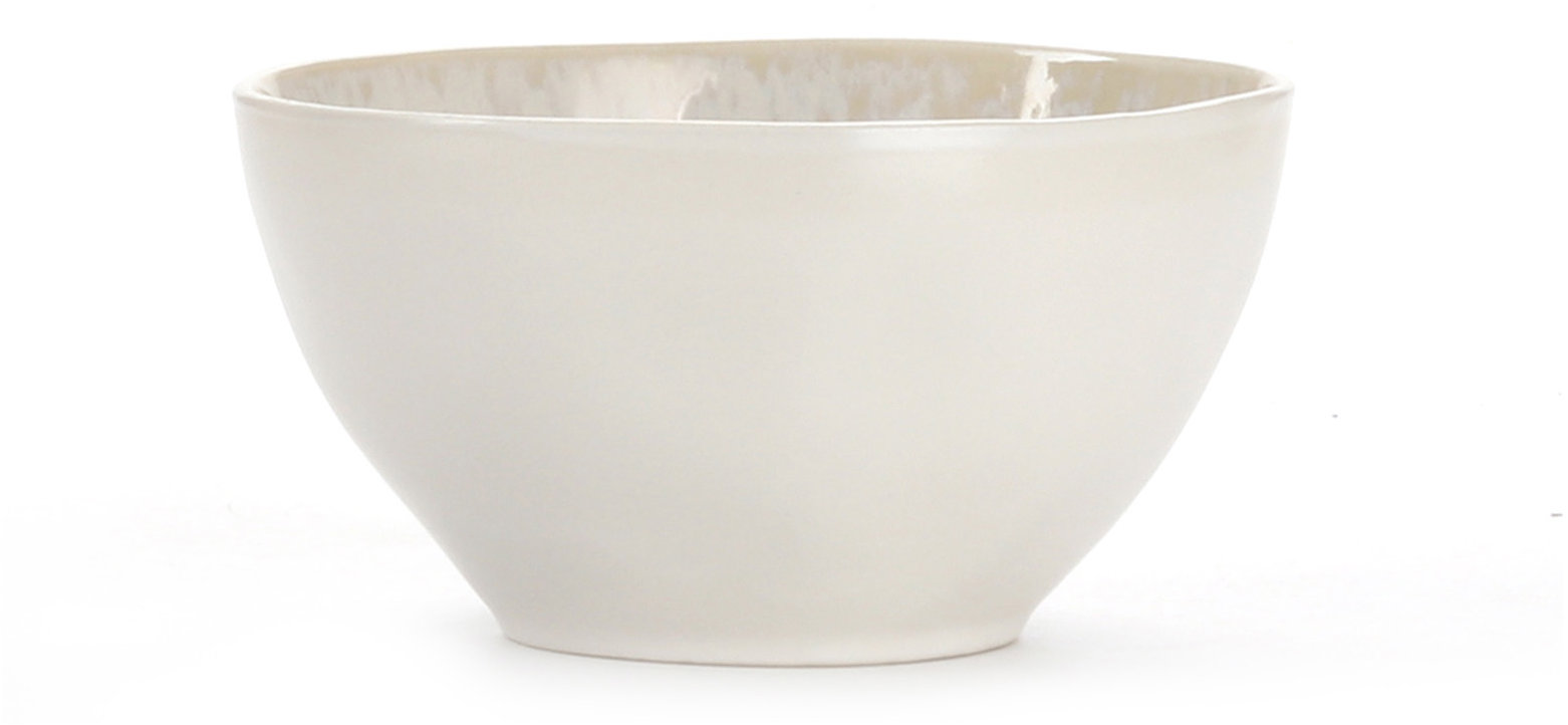 Clay Keramická miska Lumi 15,5 × 8,5 cm, světle krémová glazura