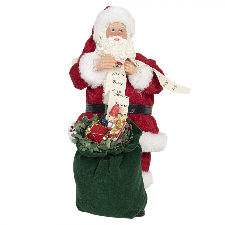 Clayre & Eef Santa s pytlem dárků