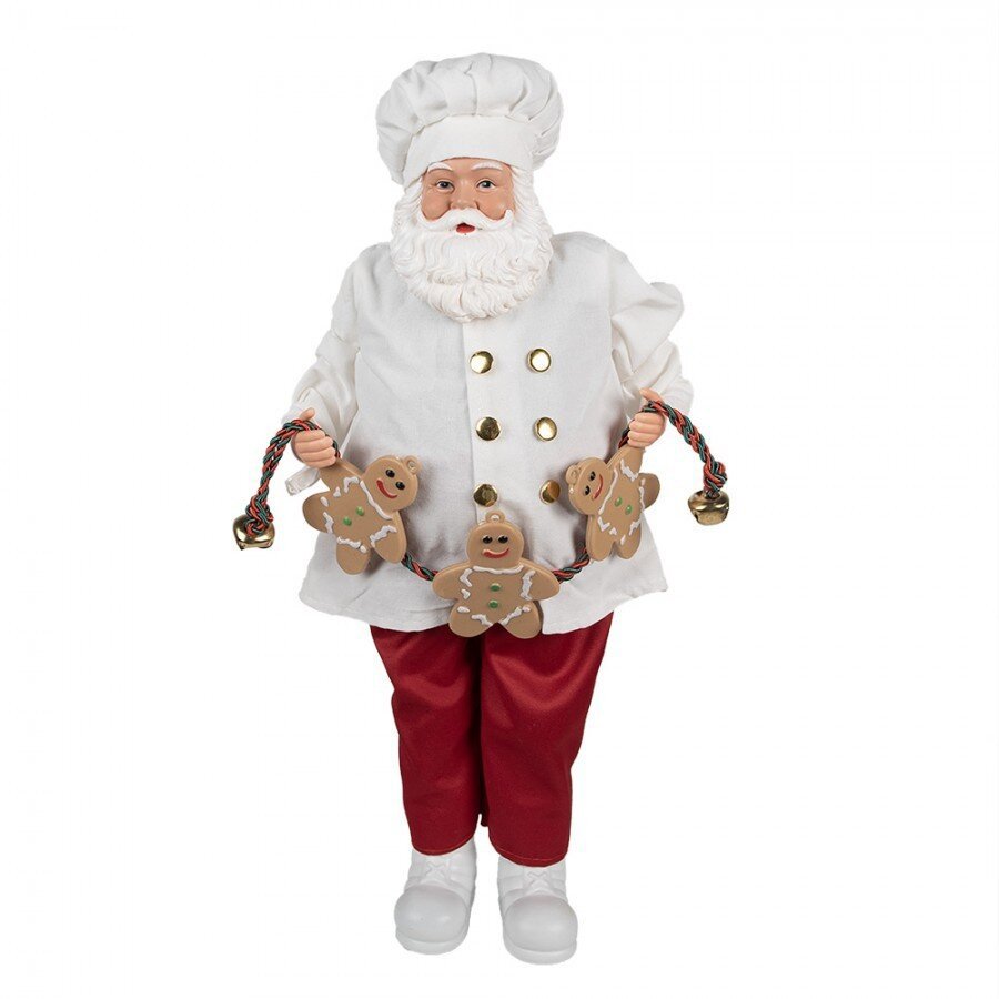 Clayre & Eef Santa cukrář s perníčky 27 × 13 × 50 cm