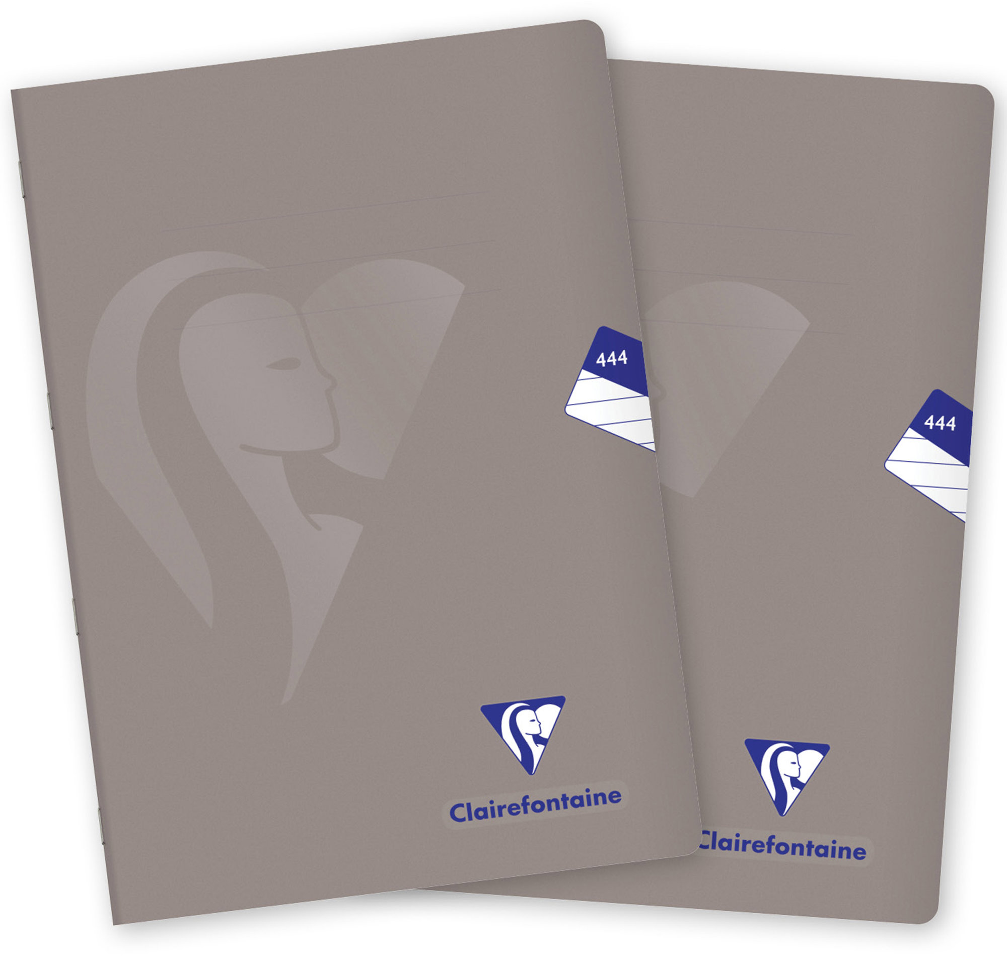CLAIREFONTAINE Mimesys PP, A4 '444' linkovaný, 40 listů, šedý - sada 2 ks