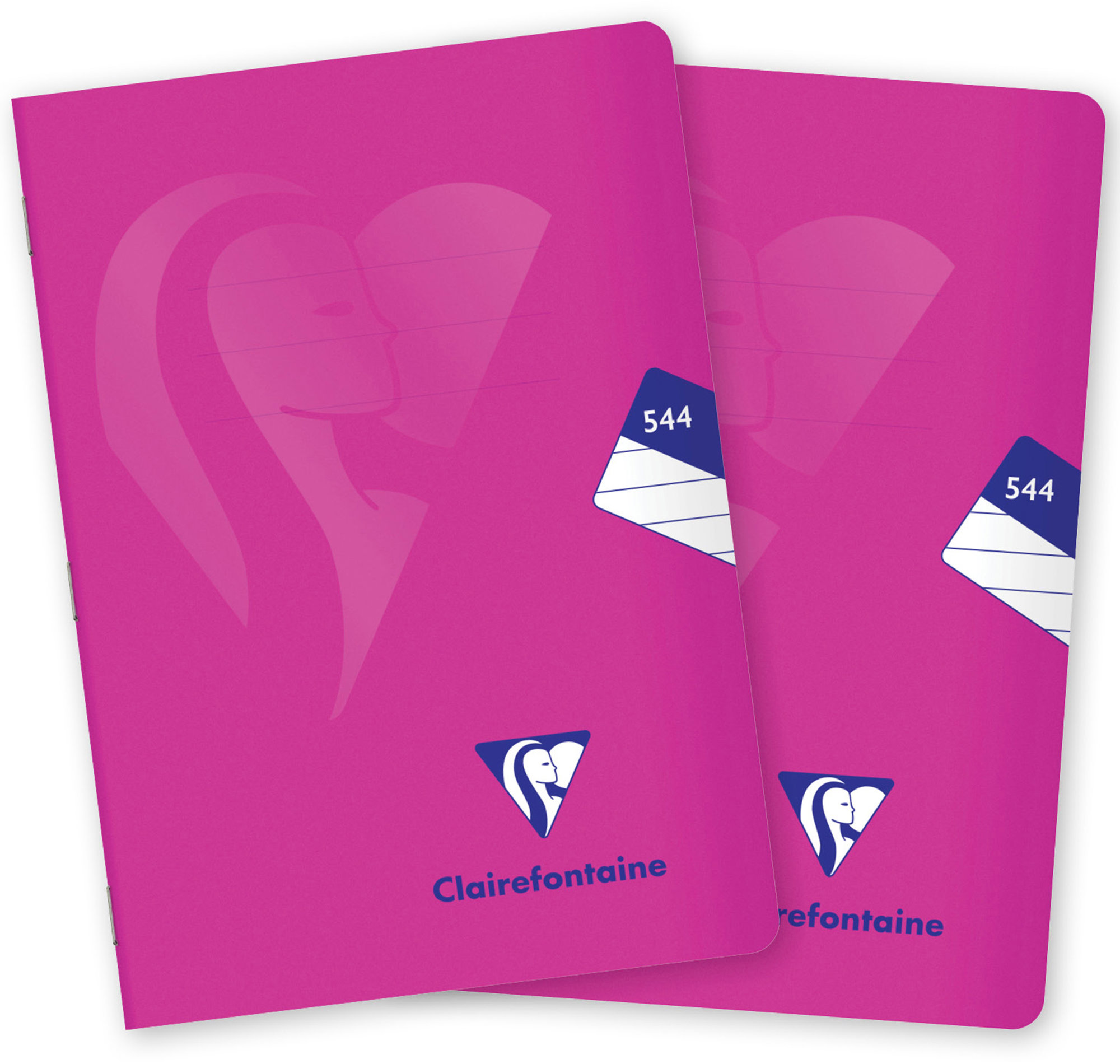 CLAIREFONTAINE Mimesys PP, A5 "544" linkovaný, 40 listů, růžový - sada 2 ks