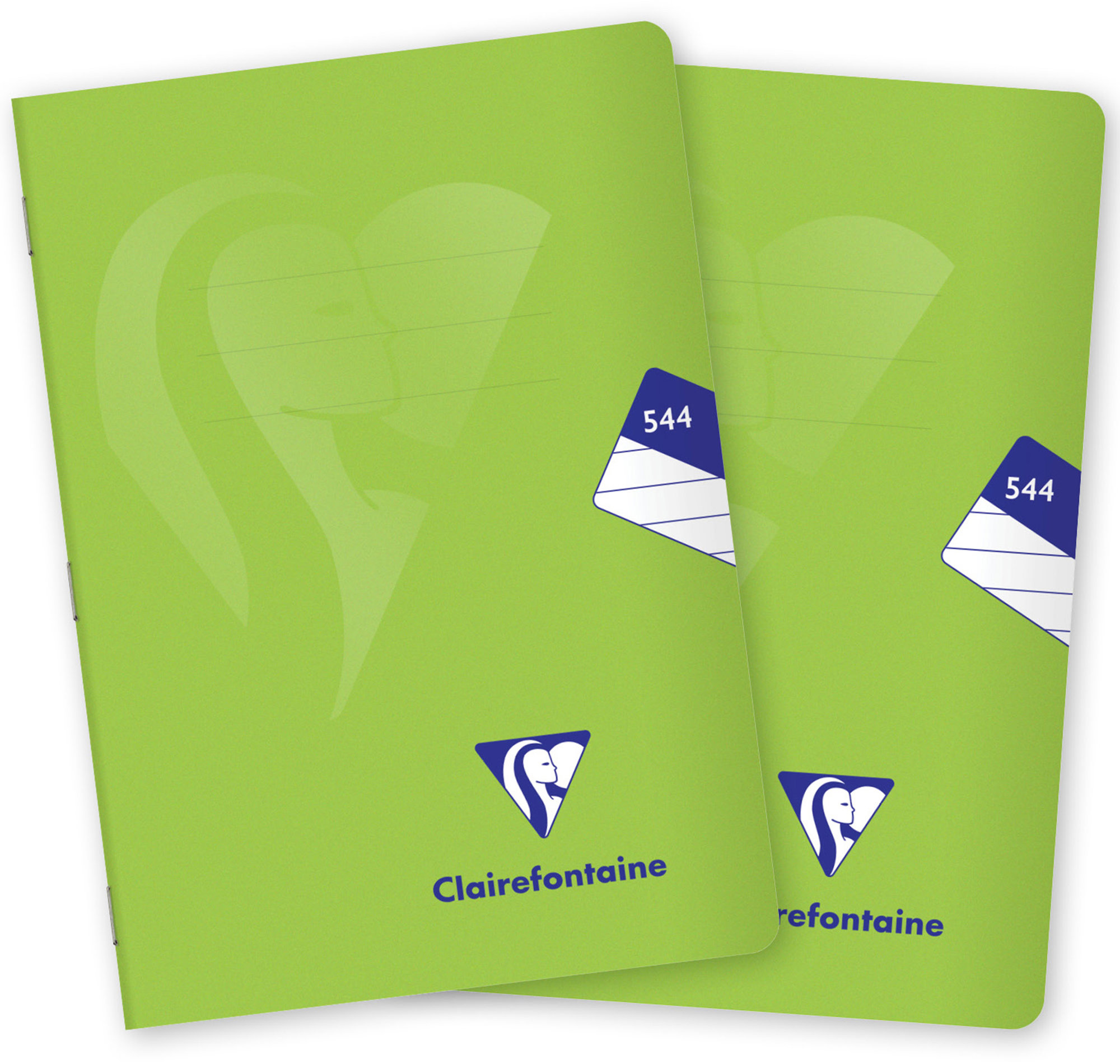 CLAIREFONTAINE Mimesys PP, A5 "544" linkovaný, 40 listů, zelený - sada 2 ks