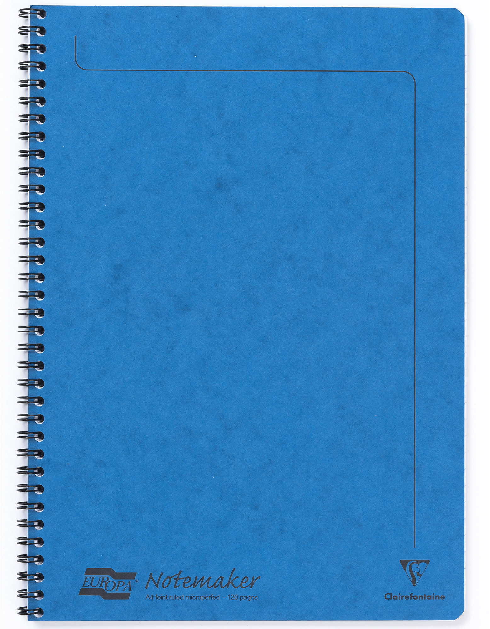 CLAIREFONTAINE Europa A4, linkovaný, 60 listů, modrý