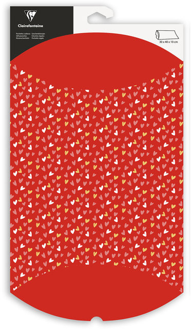 CLAIREFONTAINE dárkové pouzdro Srdce, 30 × 40 cm