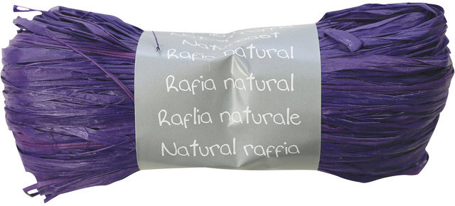 CLAIREFONTAINE Rafie (kousky), přírodní, fialová, 50 g