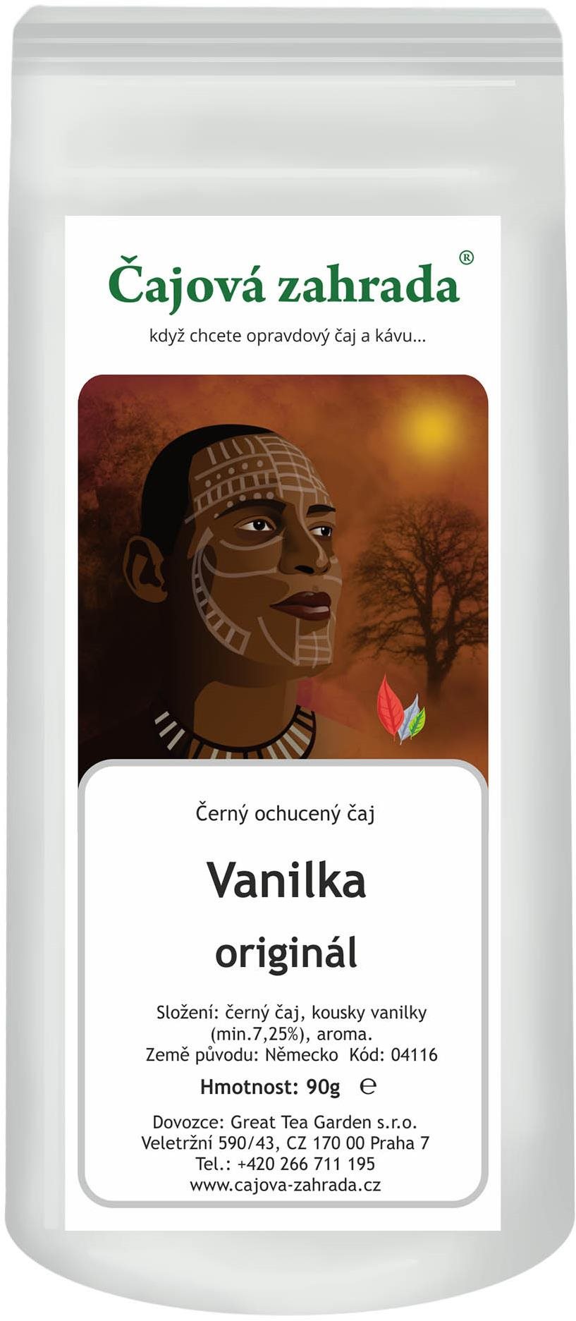 Čajová zahrada Vanilka - černý ochucený čaj, 90g