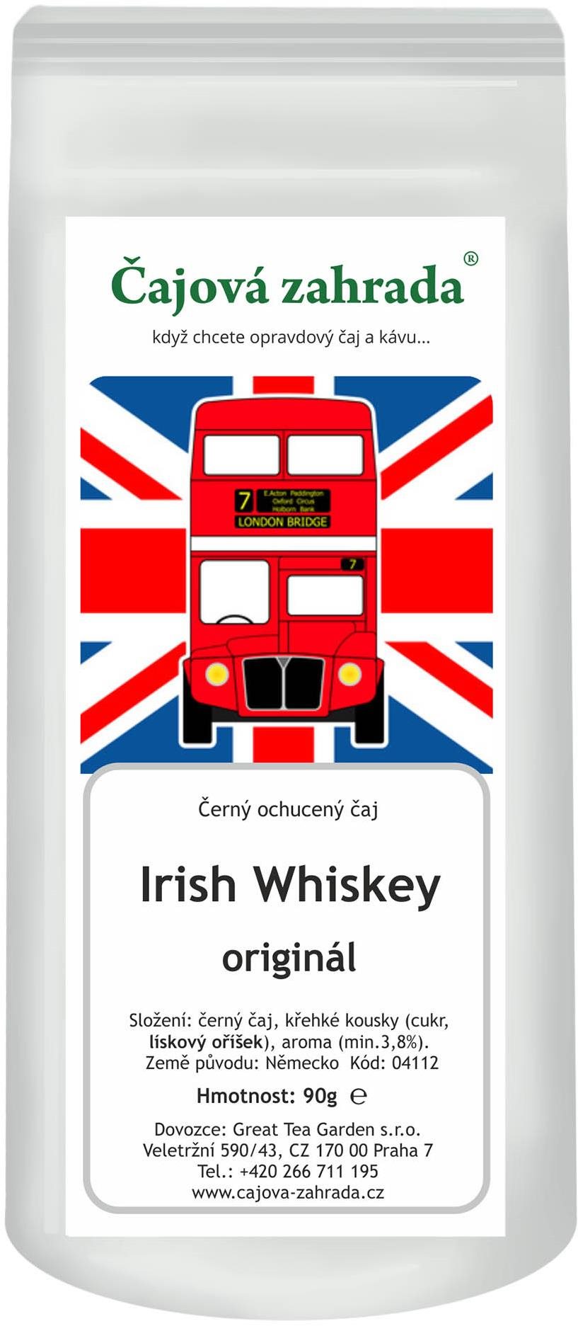 Čajová zahrada Irish Whiskey - černý ochucený čaj, 90g