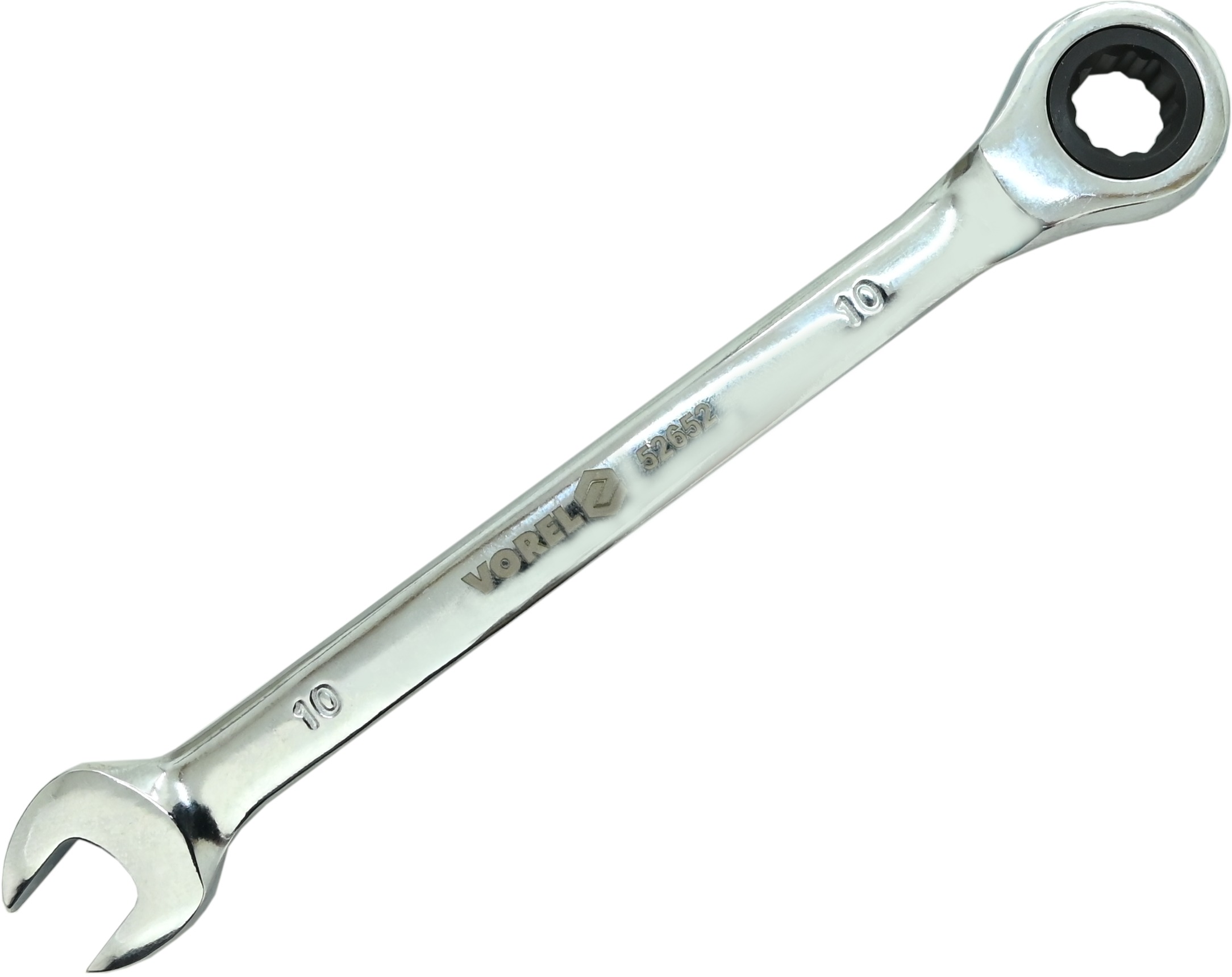 VOREL Klíč očkoplochý ráčnový 10 mm CrV TO-52652