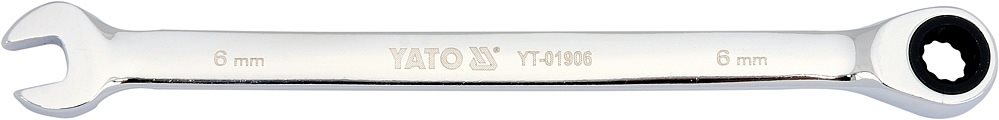 YATO Klíč očkoplochý ráčnový 6 mm YT-01906