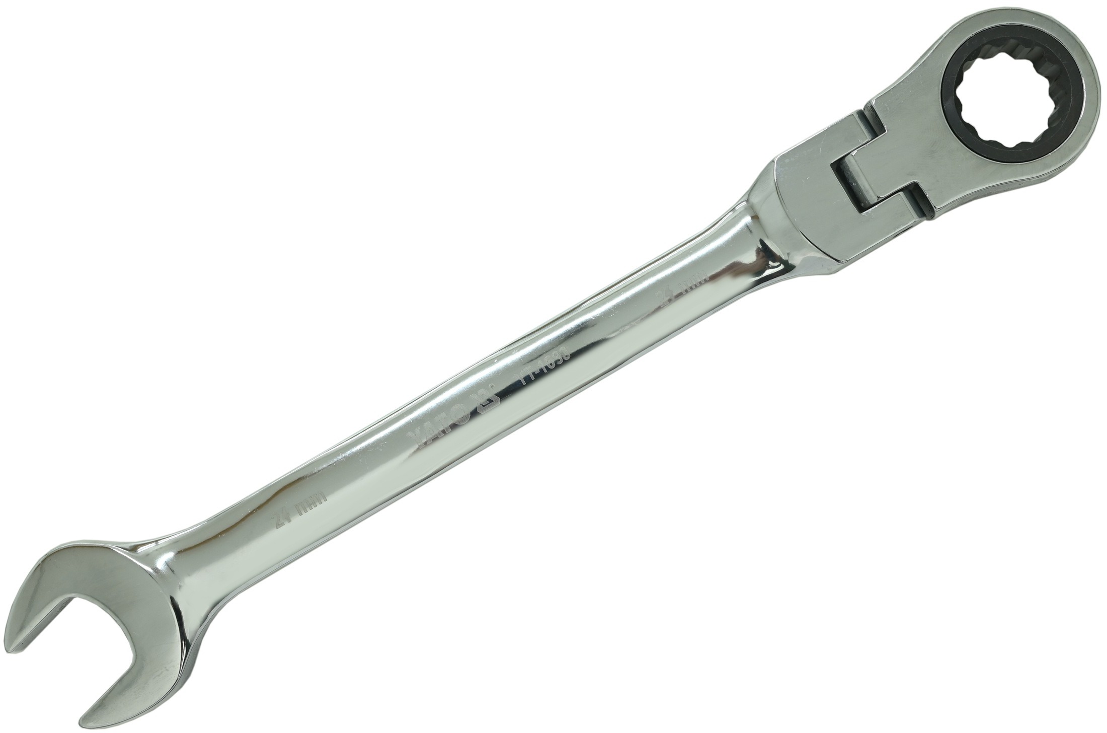 YATO Klíč očkoplochý ráčnový 24 mm s kloubem YT-1690
