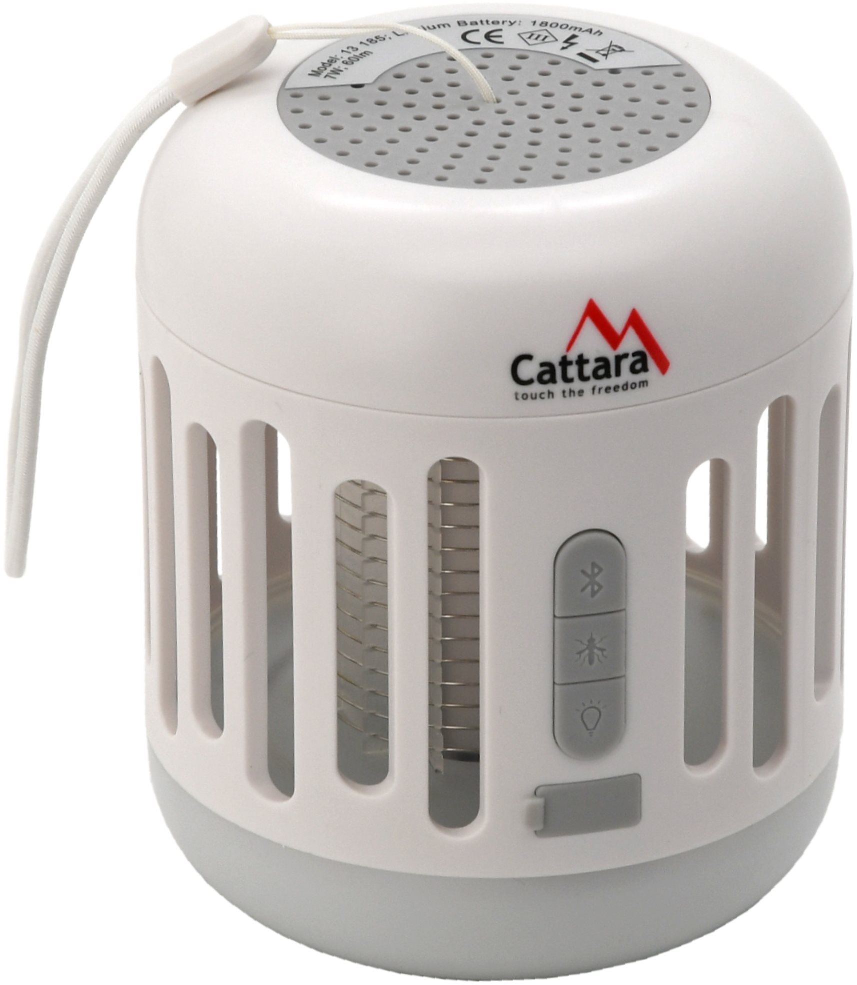 CATTARA Svítilna MUSIC CAGE Bluetooth nabíjecí + UV lapač hmyzu 13185 (1x1,8 Ah)