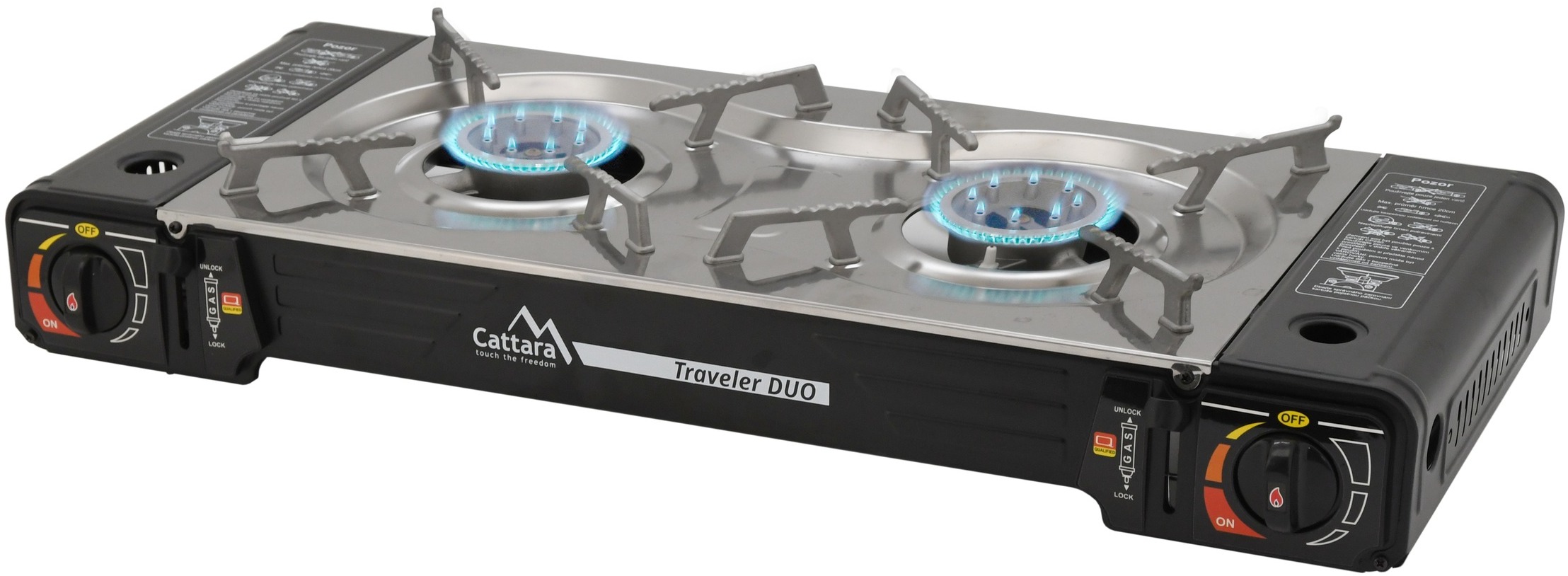 CATTARA Plynový vařič Traveler DUO