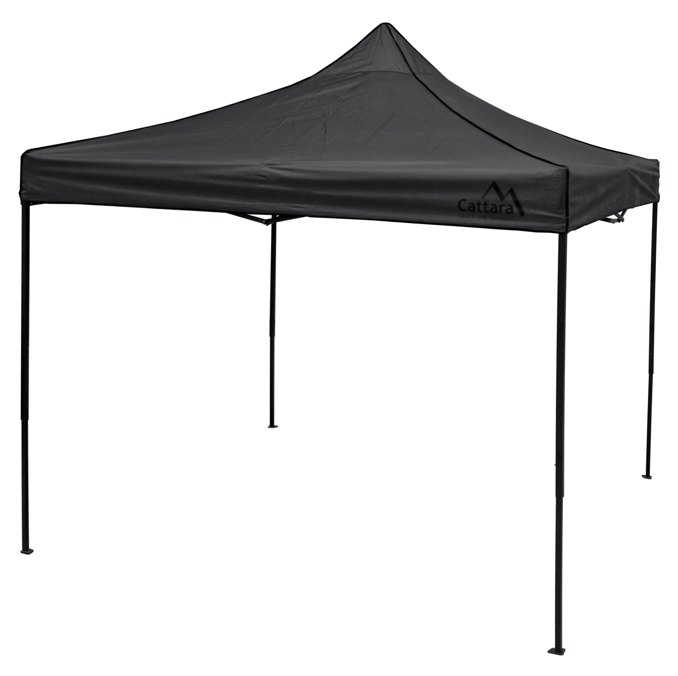 CATTARA Zahradní altán nůžkový 3 x 3m WATERPROOF, šedý