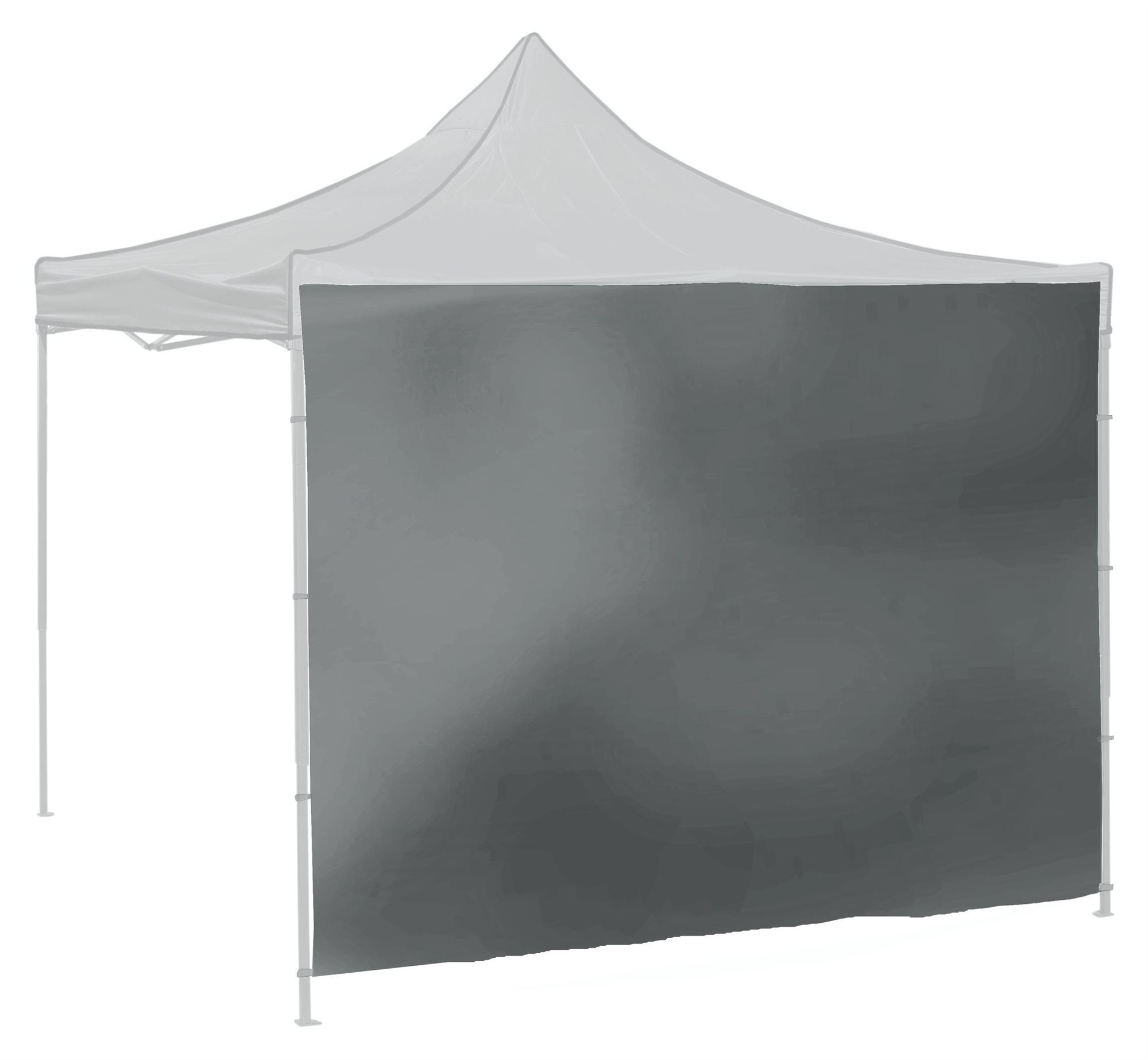 CATTARA Bočnice k altánu 2 x 3m 210D WATERPROOF, šedá