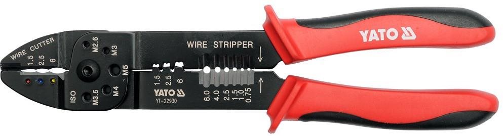 Kleště krimpovací odizolovací univerzální 240 mm YT-22930