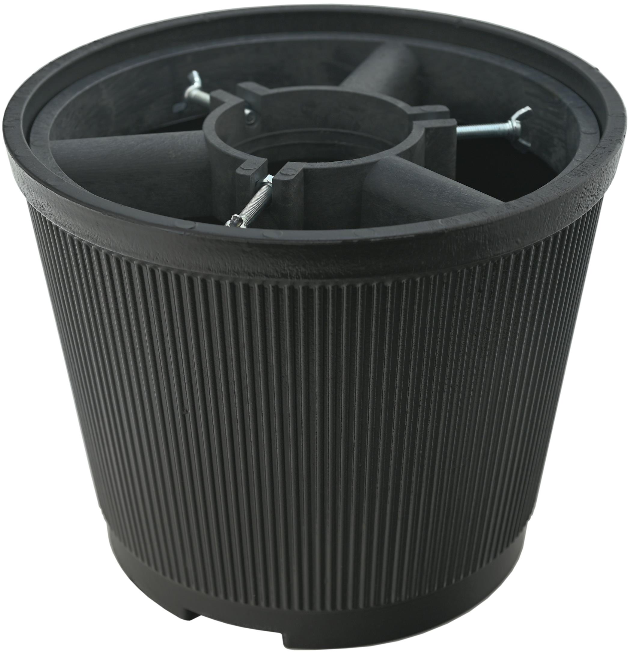 COMPASS Stojan na stromek - plast, černý, objem 10 l
