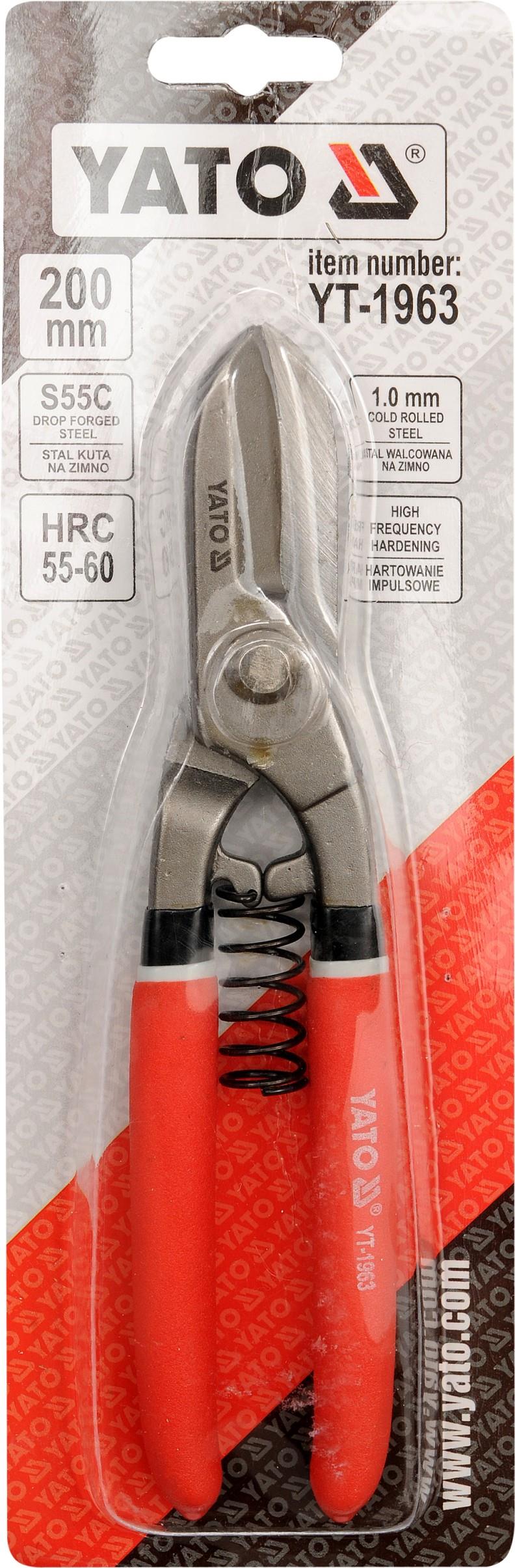 YATO Nůžky na plech 200 mm rovné YT-1963