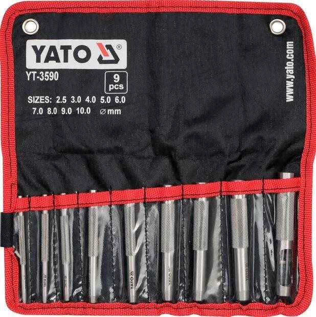 YATO Průbojníky na kůži v sadě YT-3590