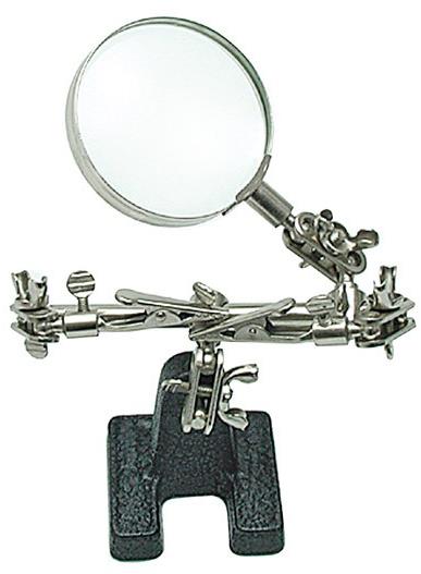 VOREL Sada " třetí ruka " lupa 62 mm TO-73500