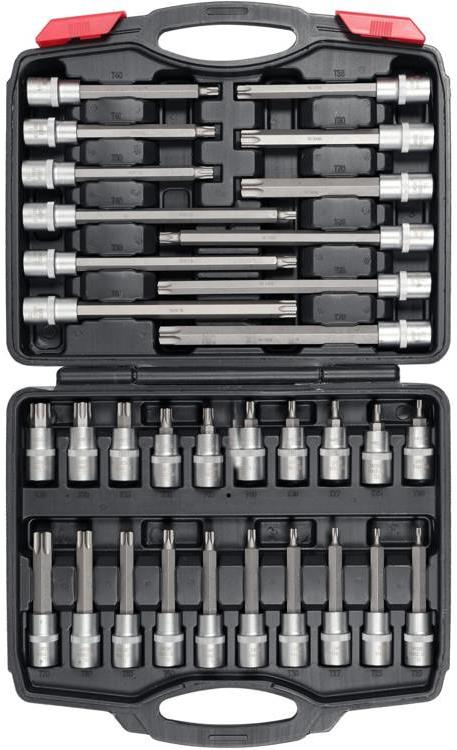 YATO Bity sada 32 ks Torx 1/2", T20 - T70 YT-77541