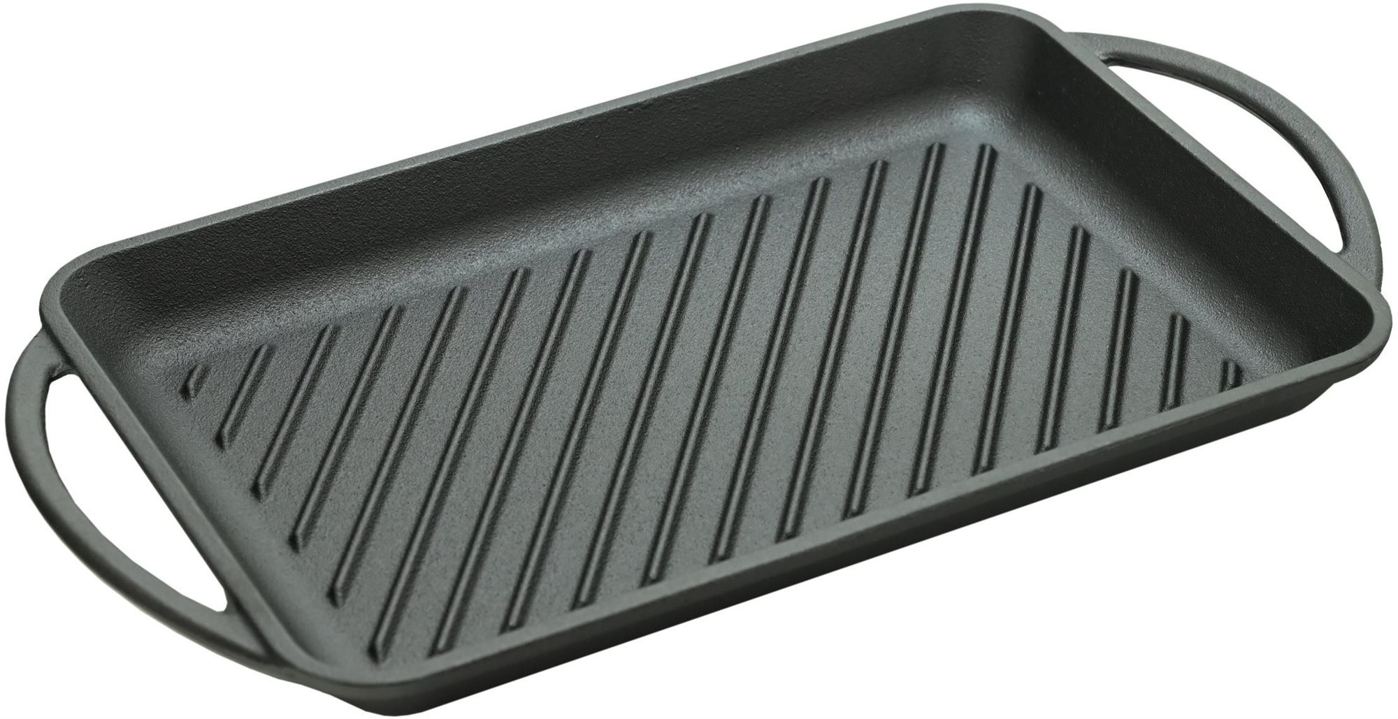 CATTARA Grilovací pánev s držadly LITINA 33x21,5cm