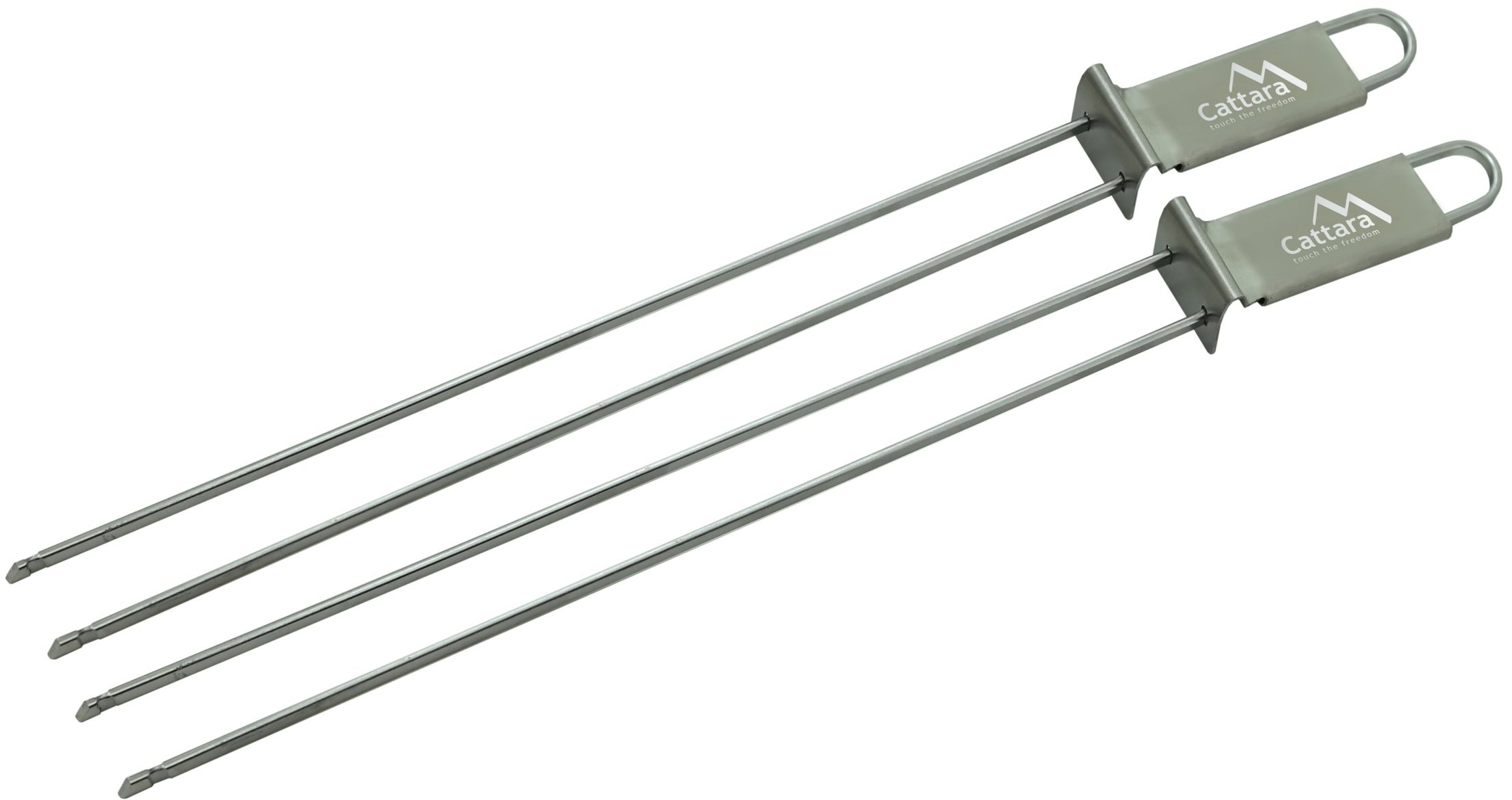 CATTARA Grilovací špízy dvojité, 32 cm, sada 2ks