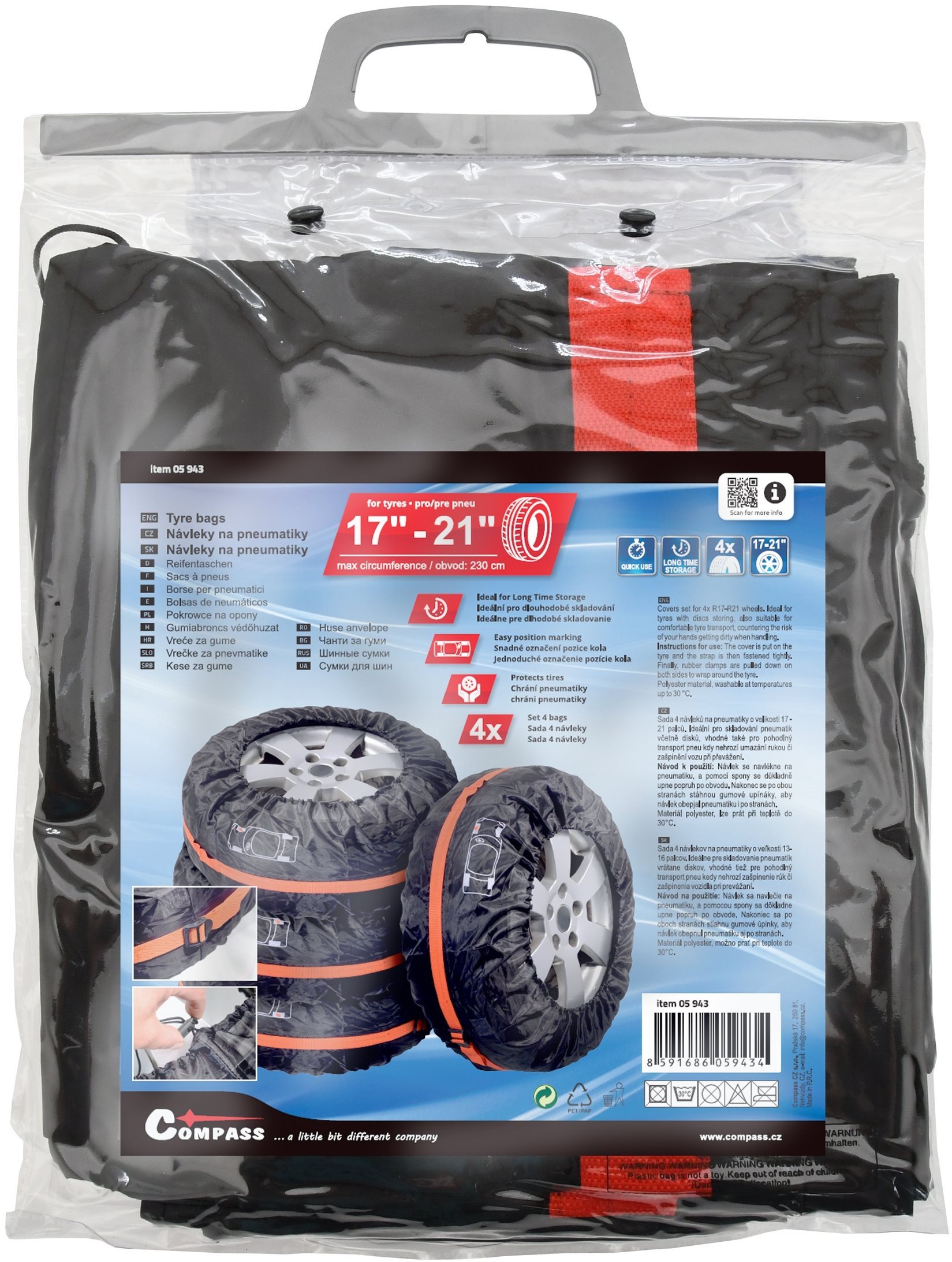 Compass Návleky na pneu 4 ks