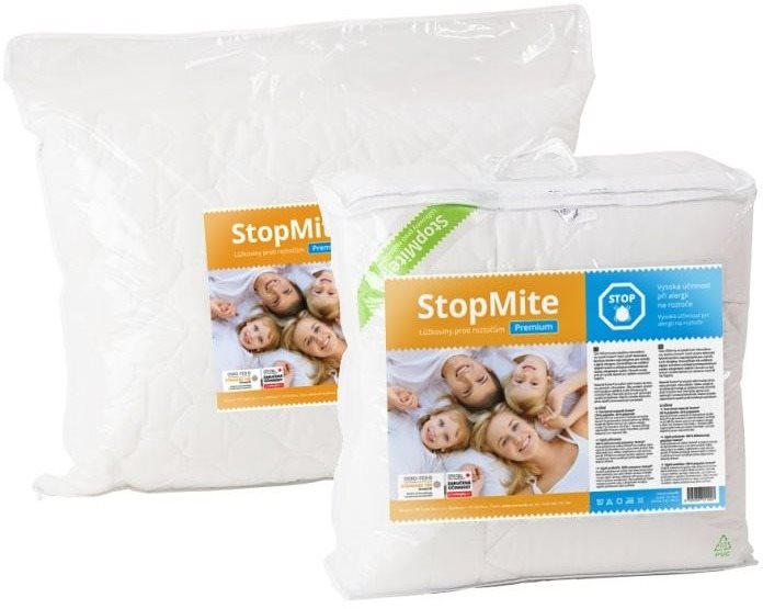 StopMite Premium sada polštář 70x90 + přikrývka 140x200 cm