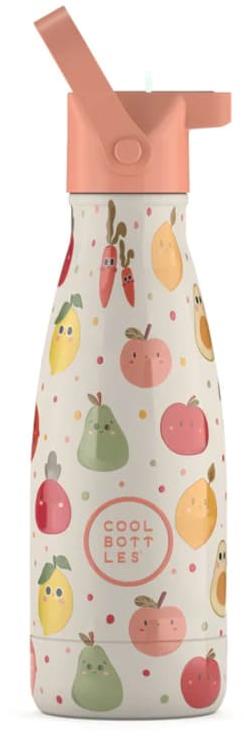 Cool Bottles dětská nerezová termolahev Kids Fruit Salad třívrstvá 260 ml 3D