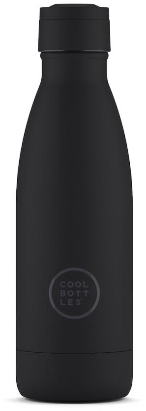 Cool Bottles nerezová termolahev Mono Black třívrstvá 350 ml