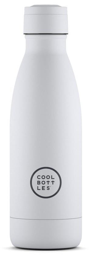 Cool Bottles nerezová termolahev Mono White třívrstvá 350 ml