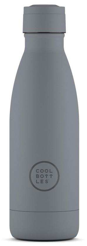 Cool Bottles nerezová termolahev Pastel Grey třívrstvá 350 ml