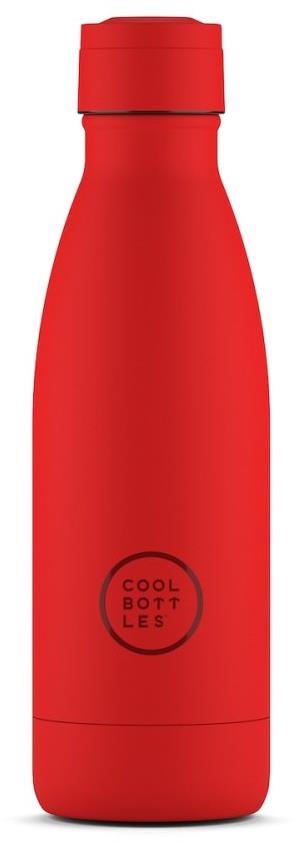 Cool Bottles nerezová termolahev Vivid Red třívrstvá 350 ml