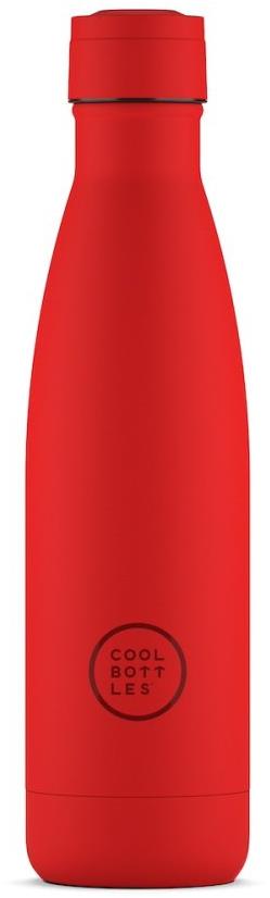 Cool Bottles nerezová termolahev Vivid Red třívrstvá 500 ml