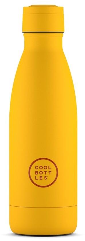 Cool Bottles nerezová termolahev Vivid Yellow třívrstvá 350 ml