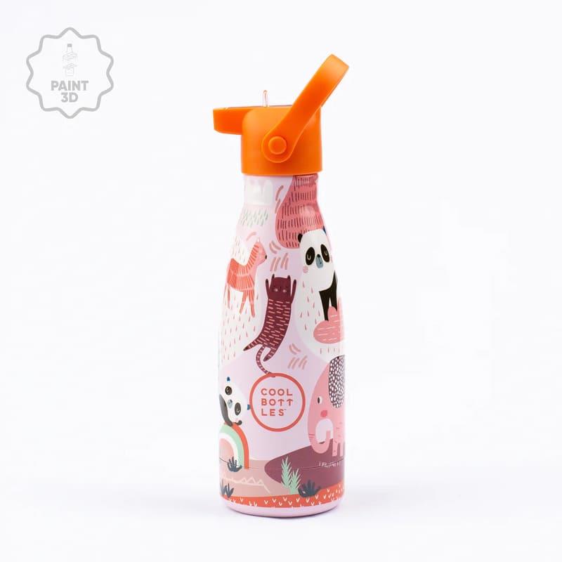 Cool Bottles Kids 3D Panda Gang, třívrstvá, 260 ml