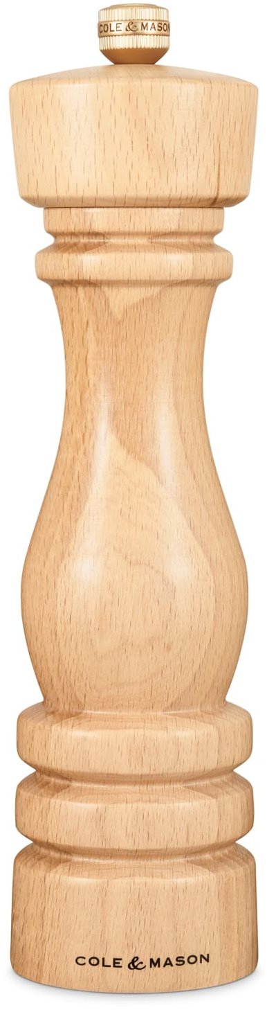 Cole&Mason London Natural Beech mlýnek na sůl 22 cm