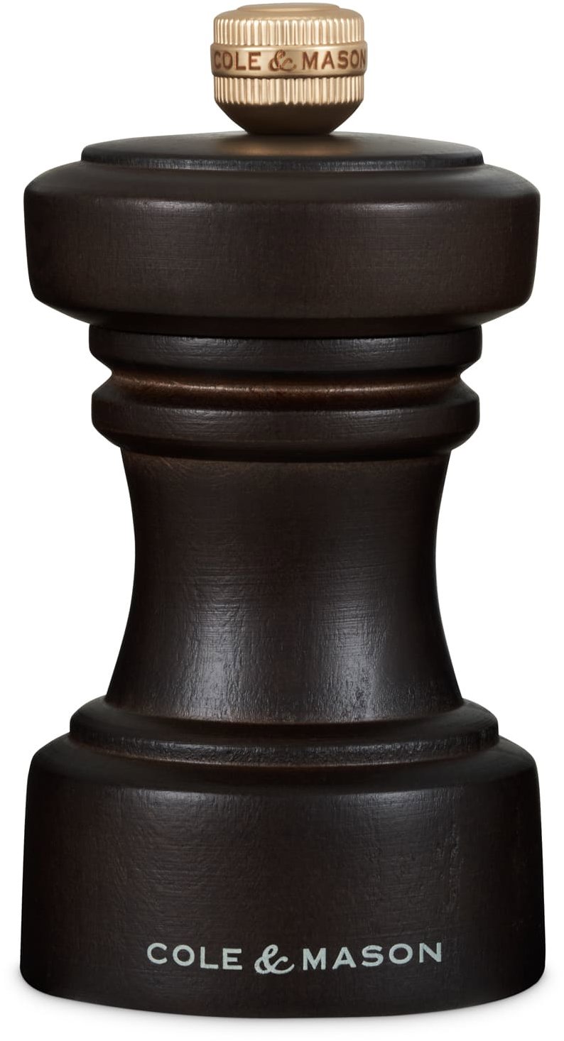 Cole&Mason Hoxton Chocolate Wood mlýnek na sůl 10,4 cm