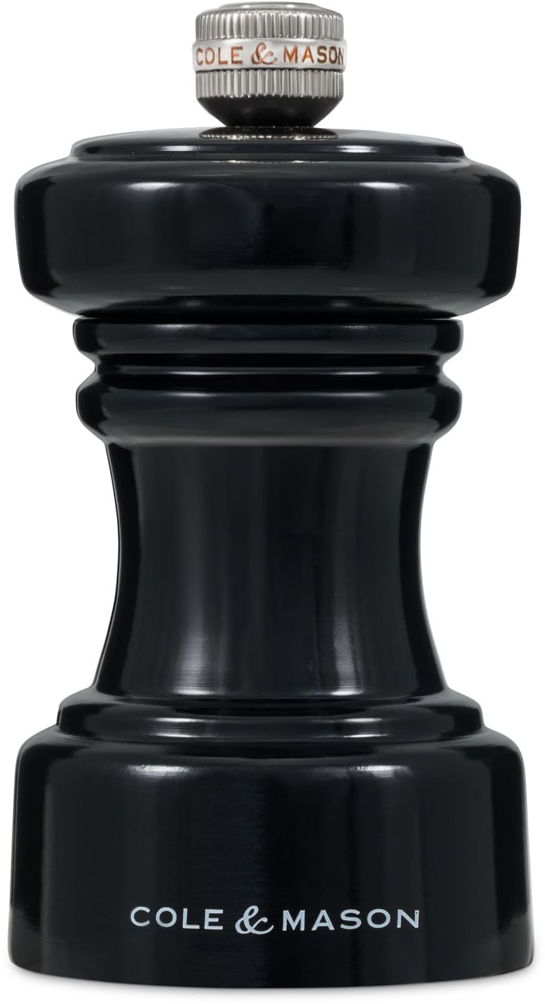 Cole&Mason Hoxton černý Gloss mlýnek na pepř 10,4 cm