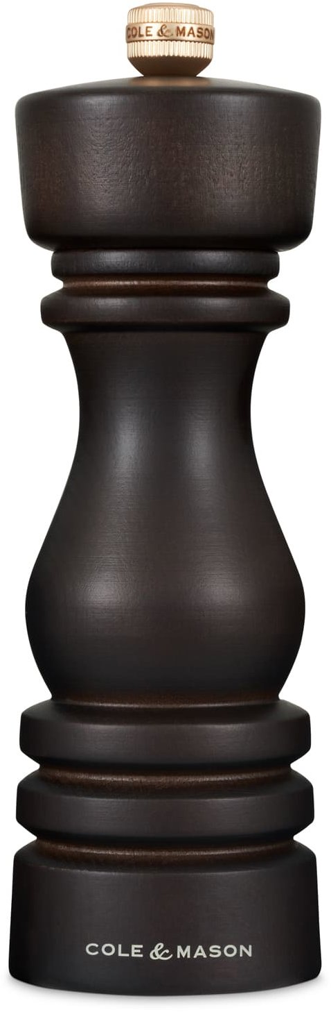 Cole&Mason London Chocolate Wood mlýnek na sůl 18 cm