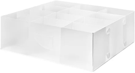 Compactor transparentní organizer do zásuvky na spodní prádlo Optimo, 12 přihrádek