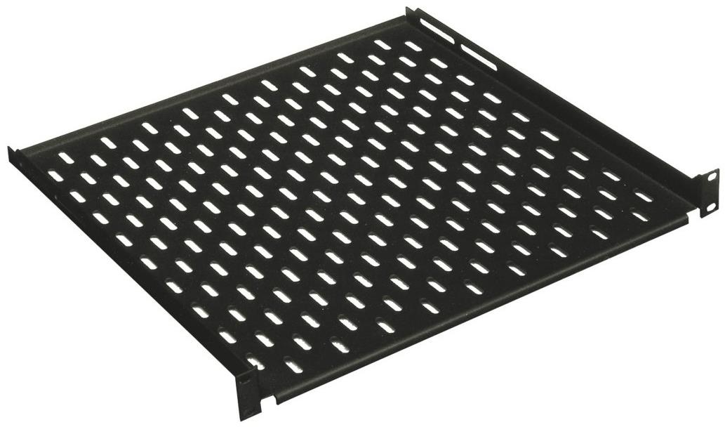 CONTEG DP-PT-550 - 19" polička s podpěrami, hloubka 550 mm