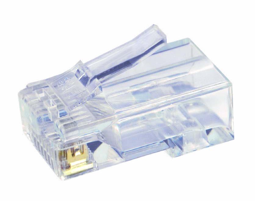 Konektor RJ45 8P8C drát, 100 ks