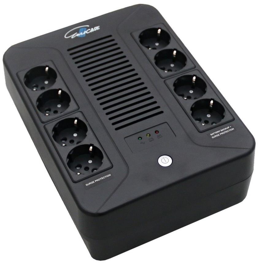 UPS Eurocase EA200PLUS 800VA (8× zásuvka)